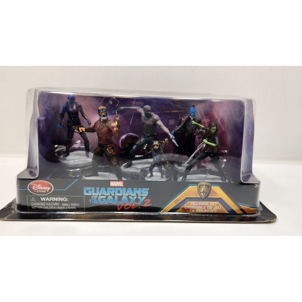 Disney Store Marvel Guardians of the Galaxy‎ Vol 2 Six Figurine Set NEW
